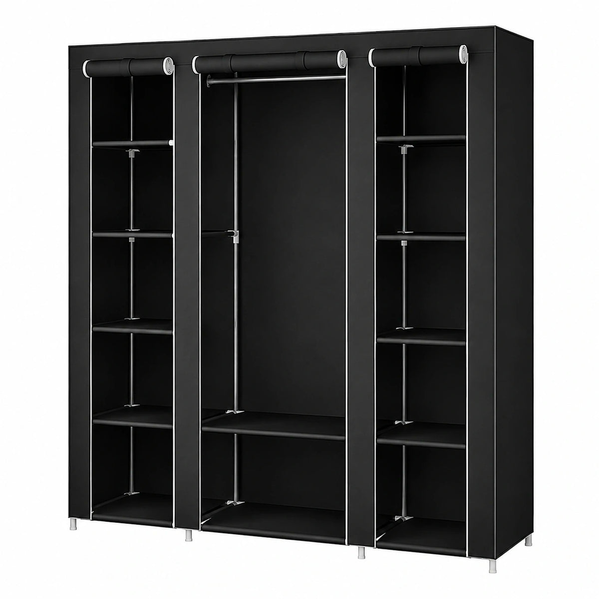 penderie-en-tissu-avec-etageres-rangement-ouvert-12-compartiments-cadre-metallique-pour-chambre-adulte-gvrjnb5463wa