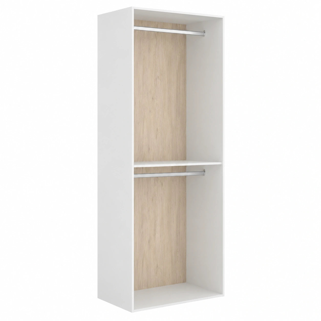 armoire-de-rangement-ouverte-avec-deux-tringles-et-fond-reversible-blanc-et-naturel-2045-cm-de-hauteur-nzuwnm5431xj