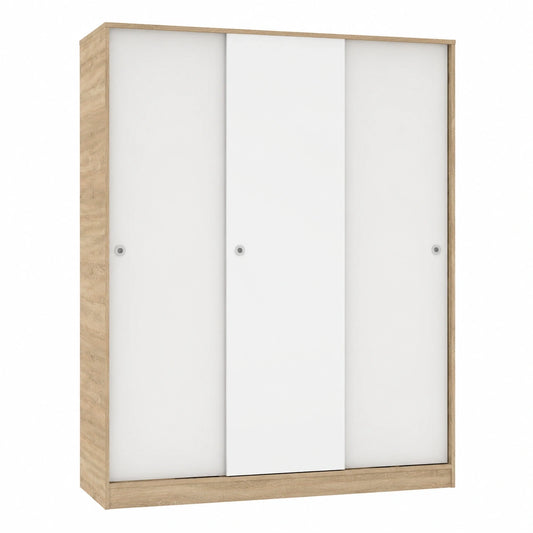 armoire-3-portes-coulissantes-couleur-chene-et-blanc-200x150x55-cm-wksuaa5790kb